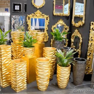 EUH - Donica 2027/2-2027/1 arany színű kaspó