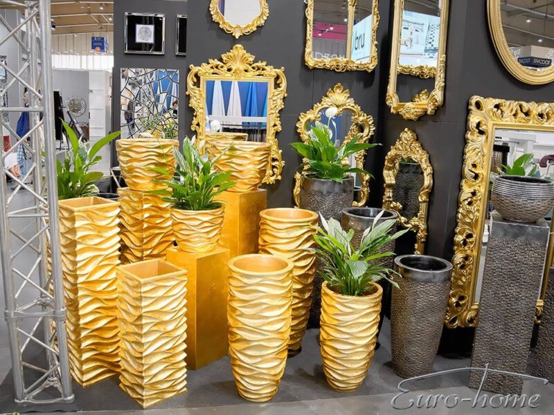 EUH - Donica 2027/2-2027/1 arany színű kaspó