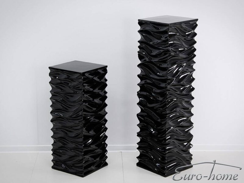 EUH Donica 2081/3-2081/2 fekete színű tartóoszlop kaspóhoz