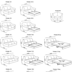 Kárpit Design - Firenze ülőgarnitúra
