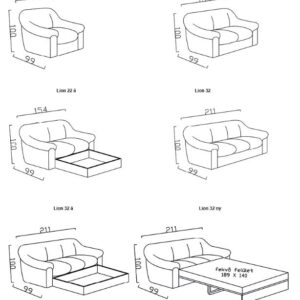 Kárpit Design - Lion ülőgarnitúra