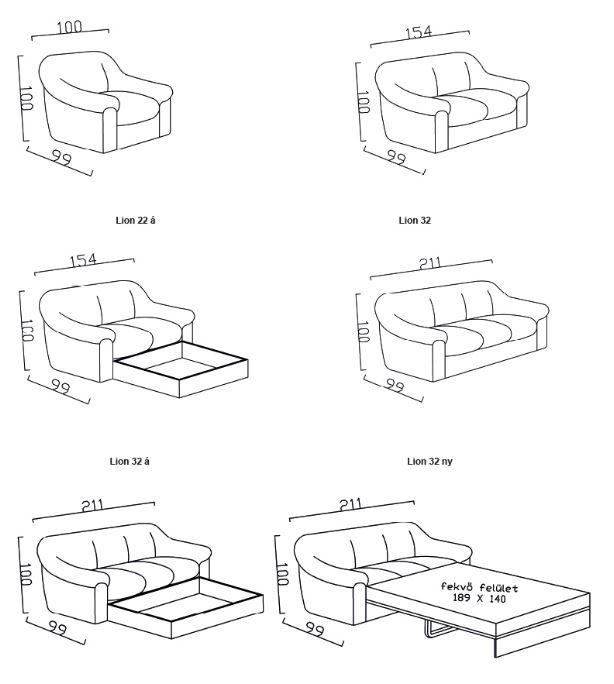 Kárpit Design - Lion ülőgarnitúra