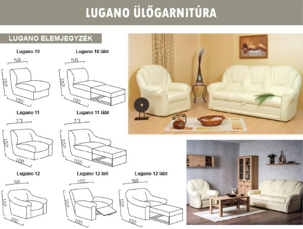 Kárpit Design - Lugano ülőgarnitúra