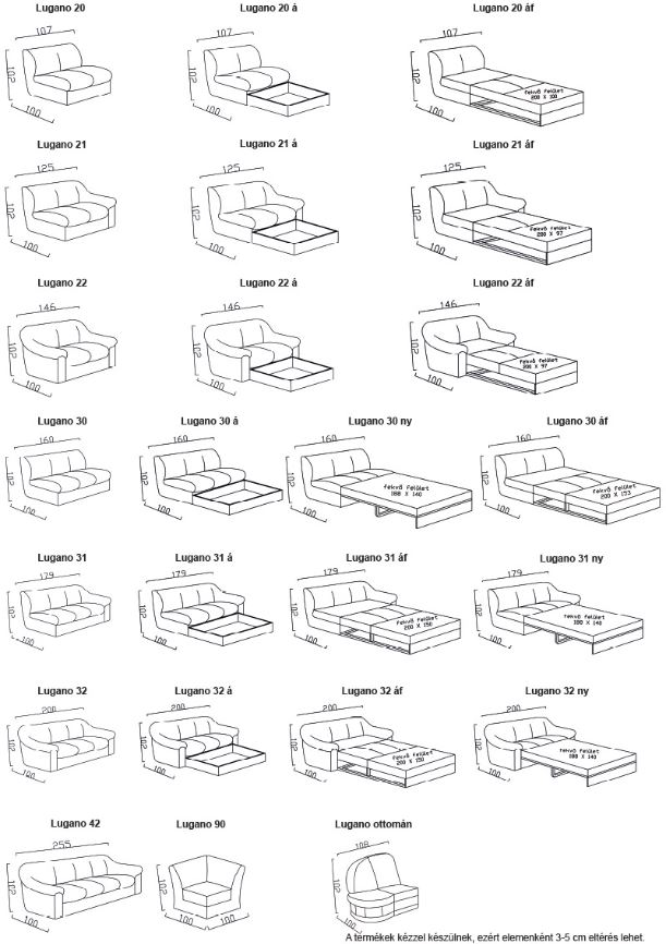 Kárpit Design - Lugano ülőgarnitúra