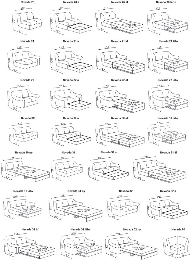 Kárpit Design - Nevada ülőgarnitúra