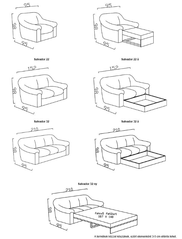 Kárpit Design - Salvador ülőgarnitúra