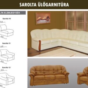 Kárpit Design - Sarolta sarok ülőgarnitúra