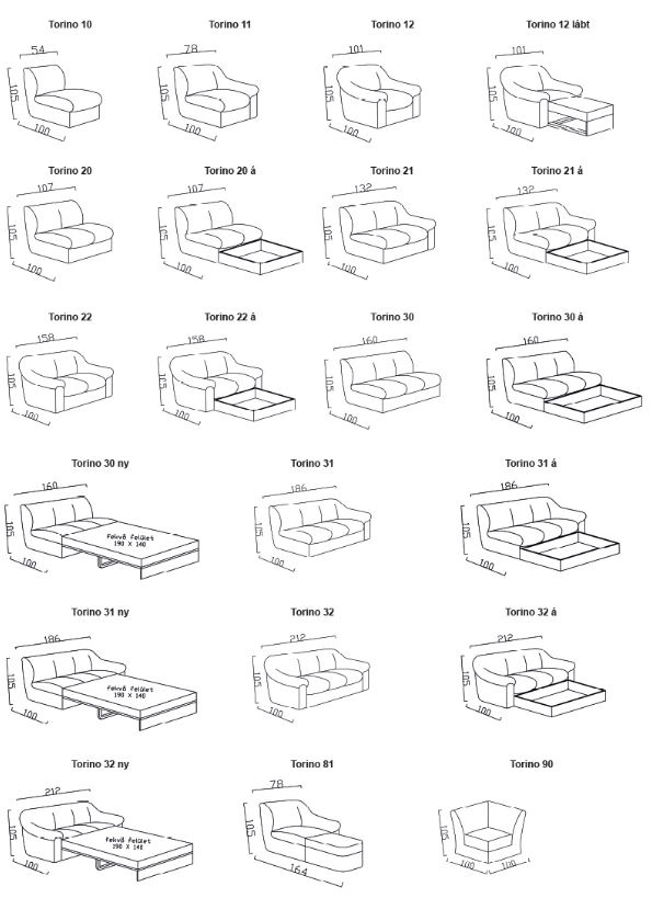 Kárpit Design - Torino ülőgarnitúra