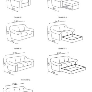 Kárpit Design - Toronto ülőgarnitúra