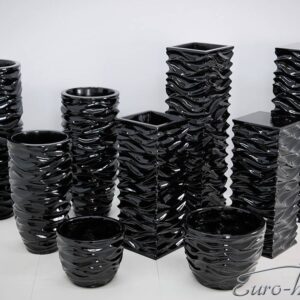 EUH Donica 2085/3-2085/2 fekete színű kaspó