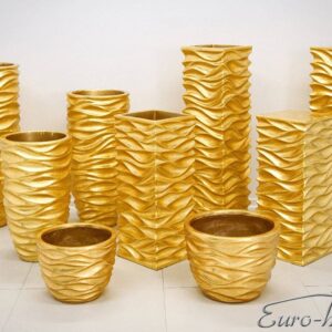 EUH - Donica 2027/2-2027/1 arany színű kaspó