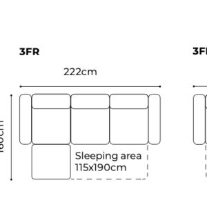 Gala Collezione - Bodo sarok ülőgarnitúra