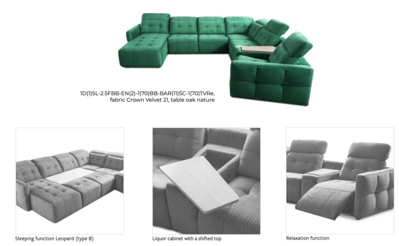 Gala Collezione - Cantata moduláris ülőgarnitúra