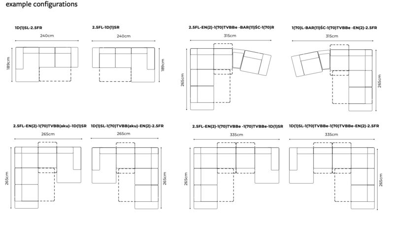 Gala Collezione - Cantata moduláris ülőgarnitúra