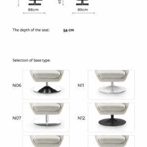Gala Collezione - Dim fotel