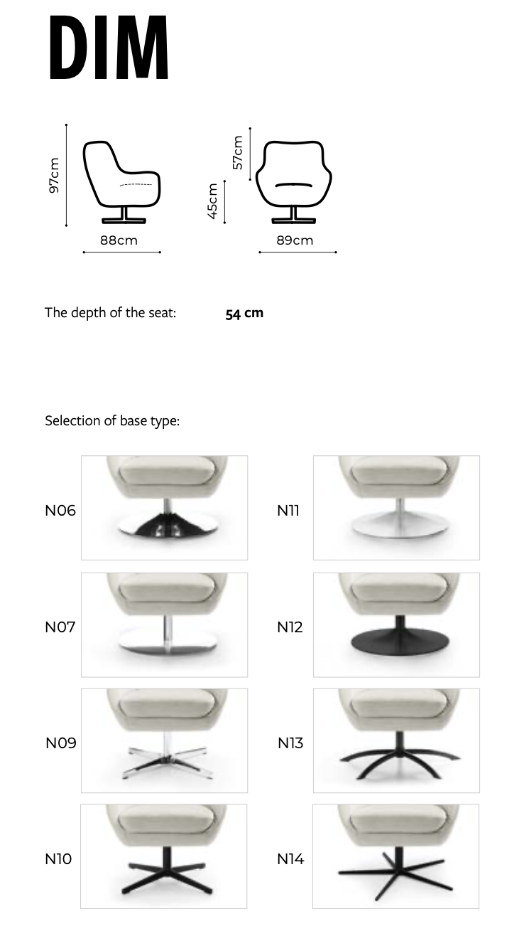Gala Collezione - Dim fotel
