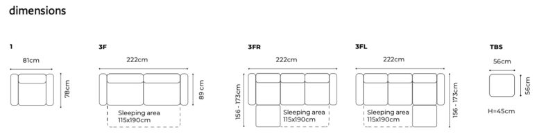 Gala Collezione - Fiord ülőgarnitúra