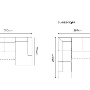 Gala - Luciano moduláris ülőgarnitúra