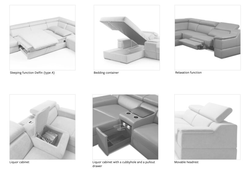 Gala - Luciano moduláris ülőgarnitúra