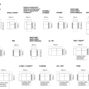 Gala - Luciano moduláris ülőgarnitúra