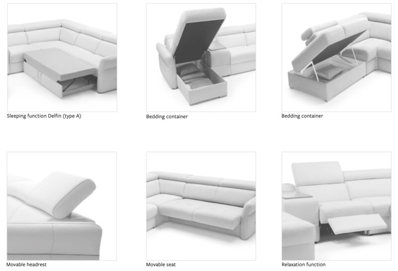 Gala Collezione - Massimo sarok ülőgarnitúra