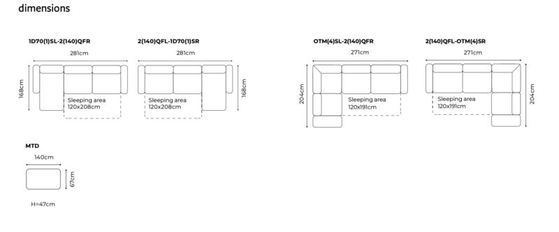 Gala Collezione - Salerno Neu sarok ülőgarnitúra