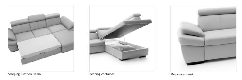 Gala Collezione - Salerno Neu sarok ülőgarnitúra