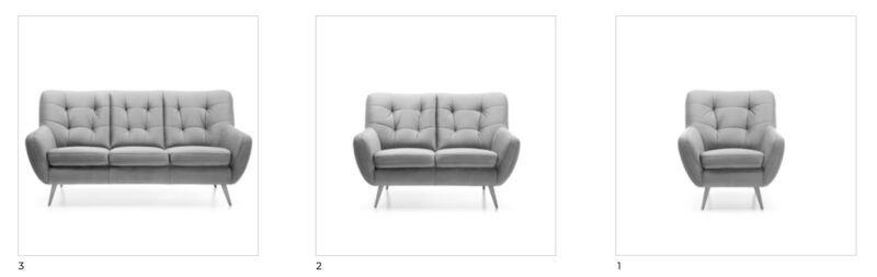 Gala Collezione - Scandi sarok ülőgarnitúra