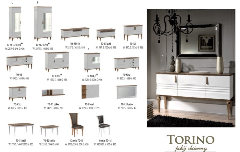 Taranko - Torino klasszikus étkező kollekció