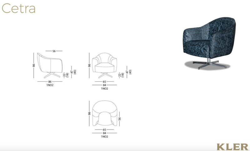 KLER - Cetra fotel