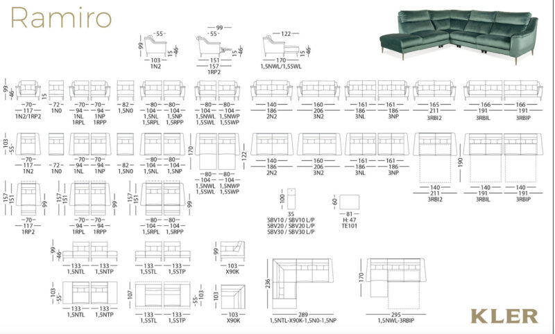 KLER - Ramiro ülőgarnitúra