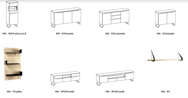 Taranko - Malaga modern nappali