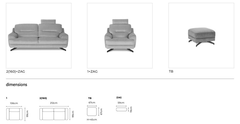 Gala - Figaro ülőgarnitúra