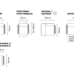 Gala - Loggia ülőgarnitúra