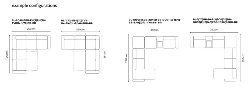 Gala - Loggia ülőgarnitúra