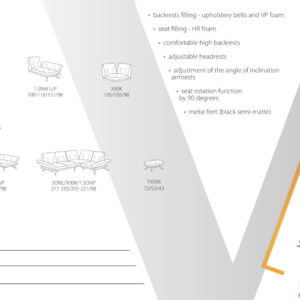 Vero - Scilla sarok ülőgarnitúra