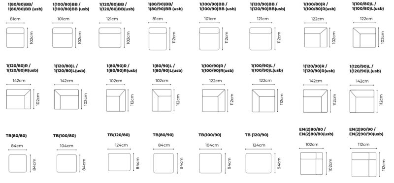 Gala - Look moduláris ülőgarnitúra