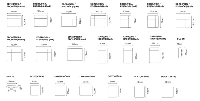 Gala - Look moduláris ülőgarnitúra