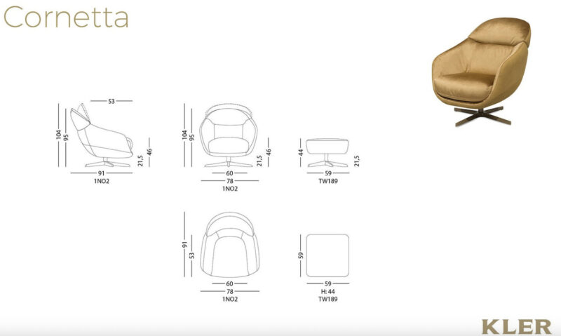 KLER - Cornetta relax fotel