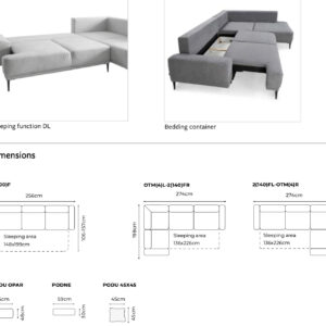 Gala Collezione - Golf sarok ülőgarnitúra