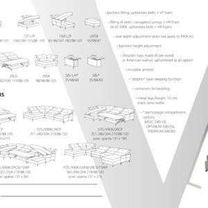 Vero - Malva sarok ülőgarnitúra
