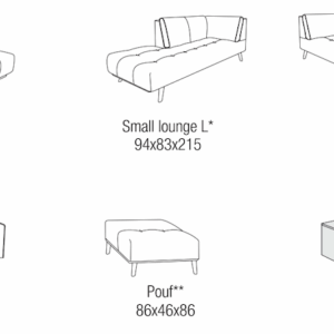 Passe Partout - Gianni moduláris ülőgarnitúra