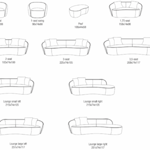 Passe Partout - Mogador moduláris ülőgarnitúra