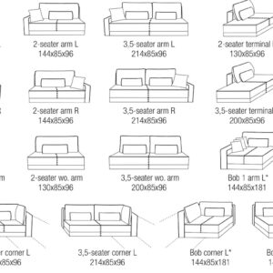Passe Partout - Pommeline moduláris ülőgarnitúra