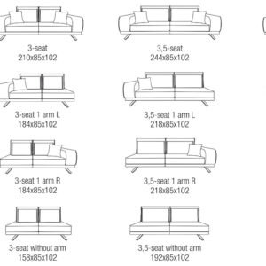 Passe Partout - Zania moduláris ülőgarnitúra