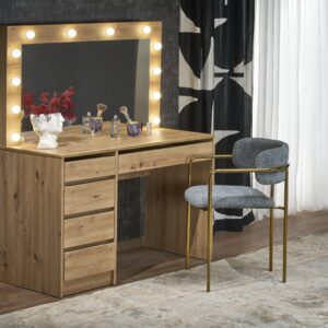 Hal – Hollywood XL fésülködőasztal/íróasztal világítással