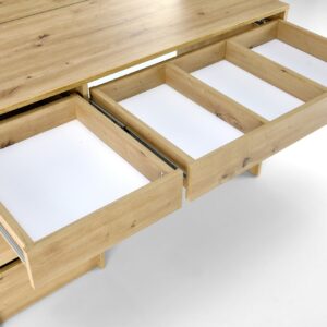 Hal – Hollywood XL fésülködőasztal/íróasztal világítással