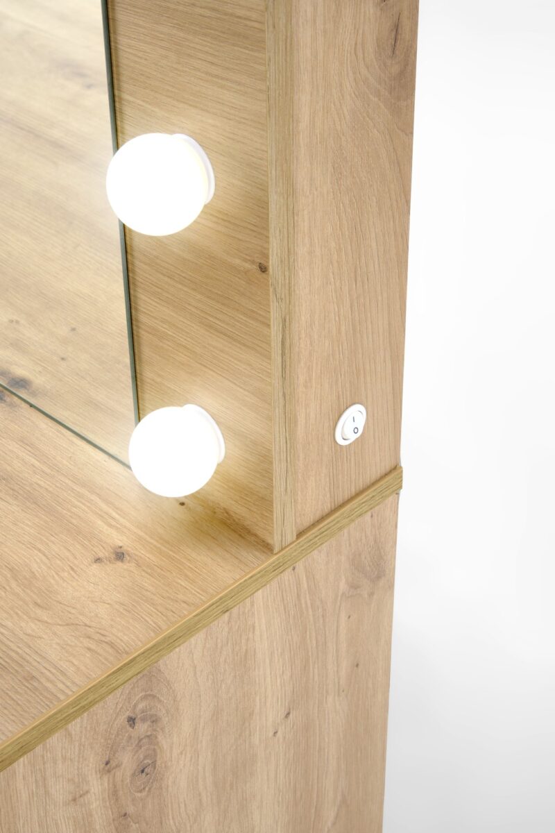 Hal – Hollywood XL fésülködőasztal/íróasztal világítással