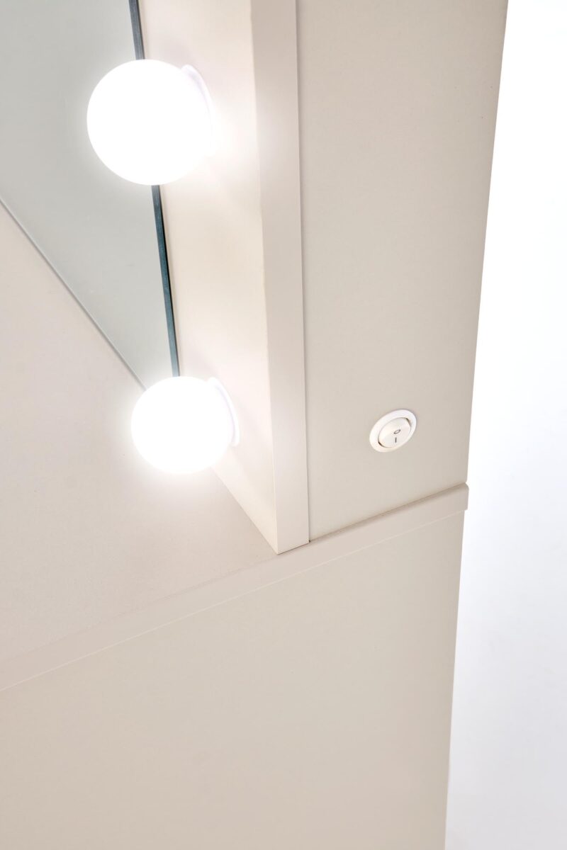 Hal – Hollywood XL fésülködőasztal/íróasztal világítással