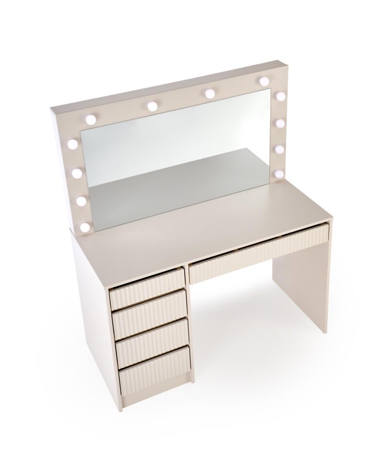 Hal – Hollywood XL fésülködőasztal/íróasztal világítással